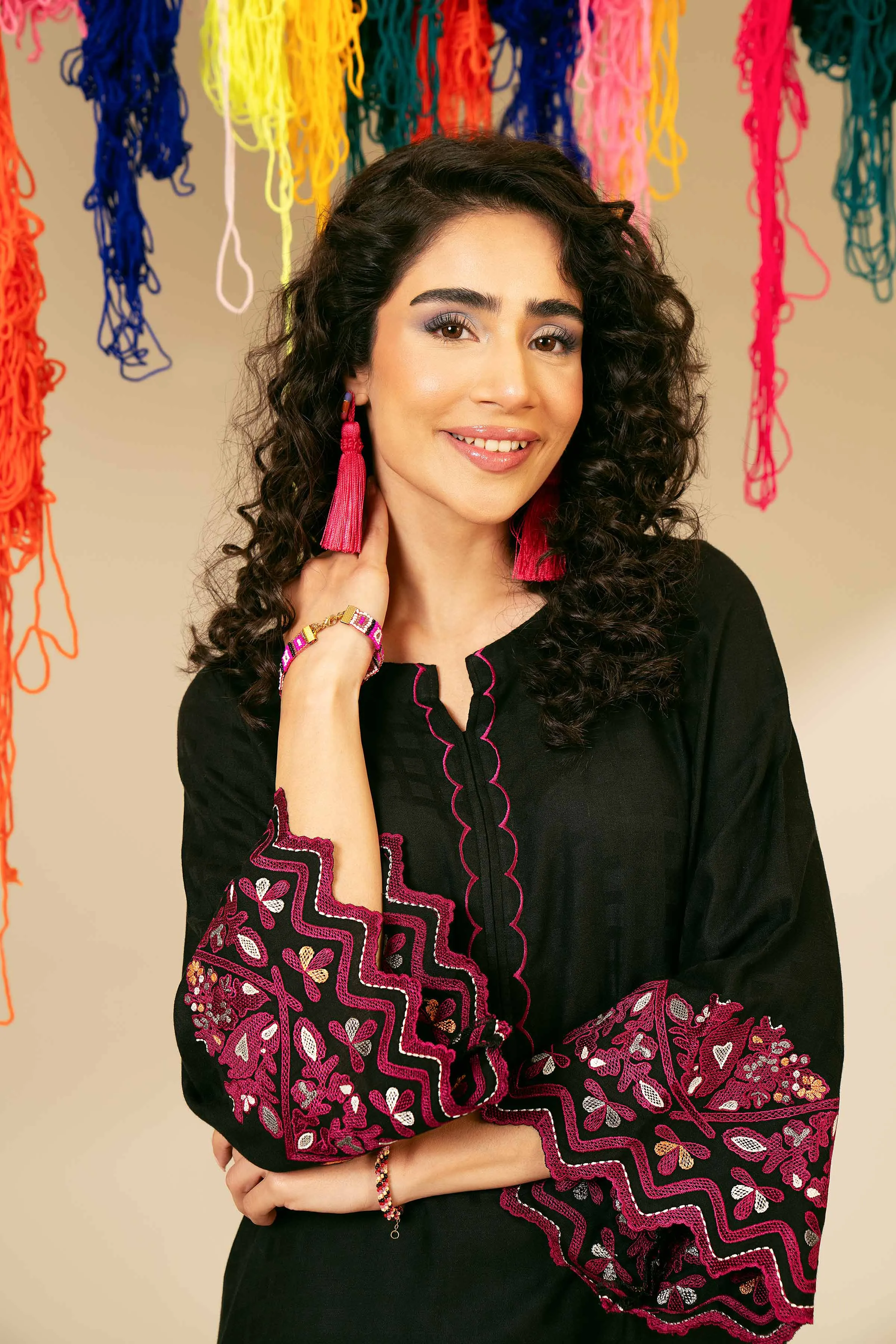 2 Piece - Embroidered Suit - PS24-31