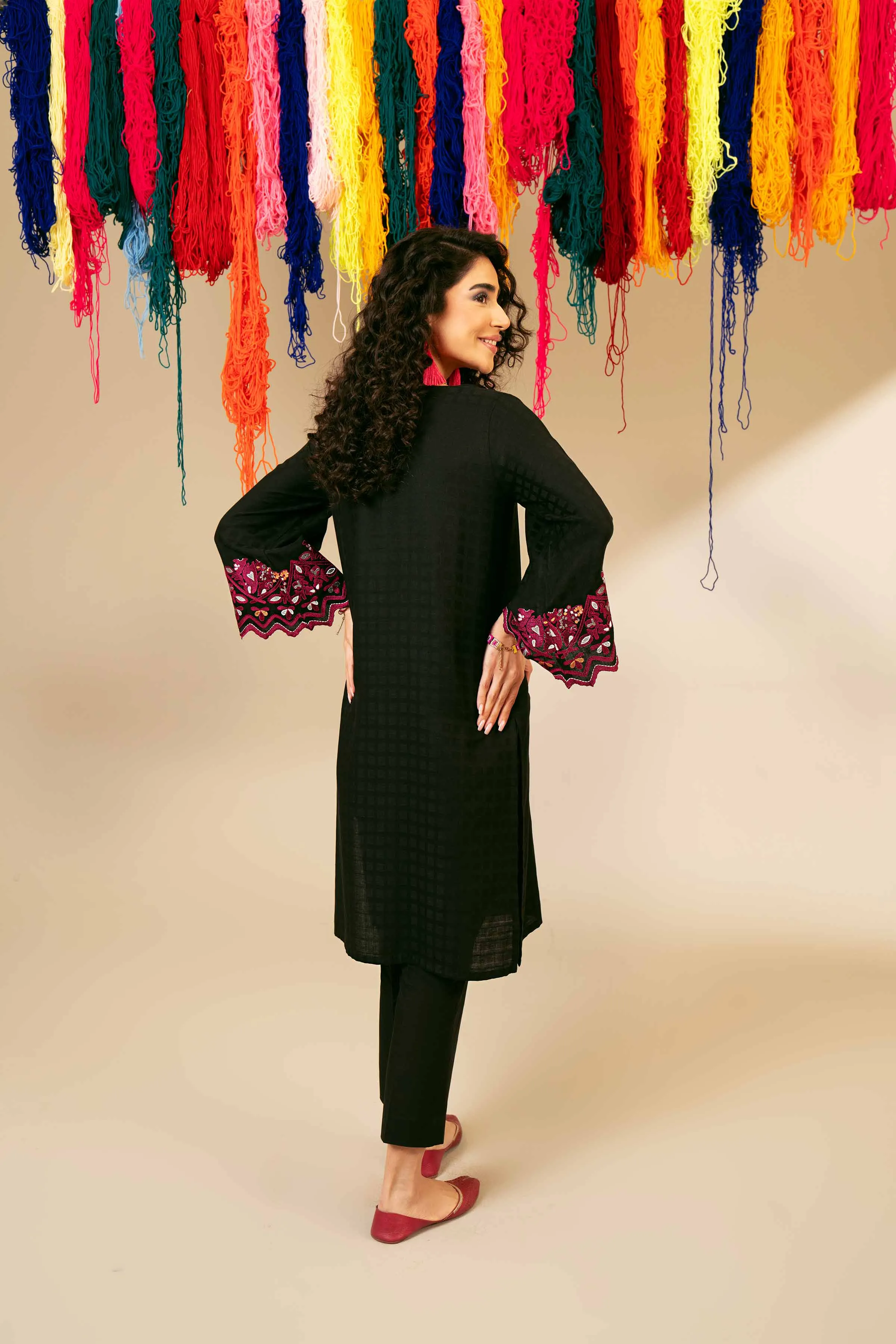 2 Piece - Embroidered Suit - PS24-31