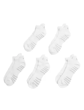 5 Pairs of Freshfeet™ Cotton Rich Diagonal Striped Sports Socks