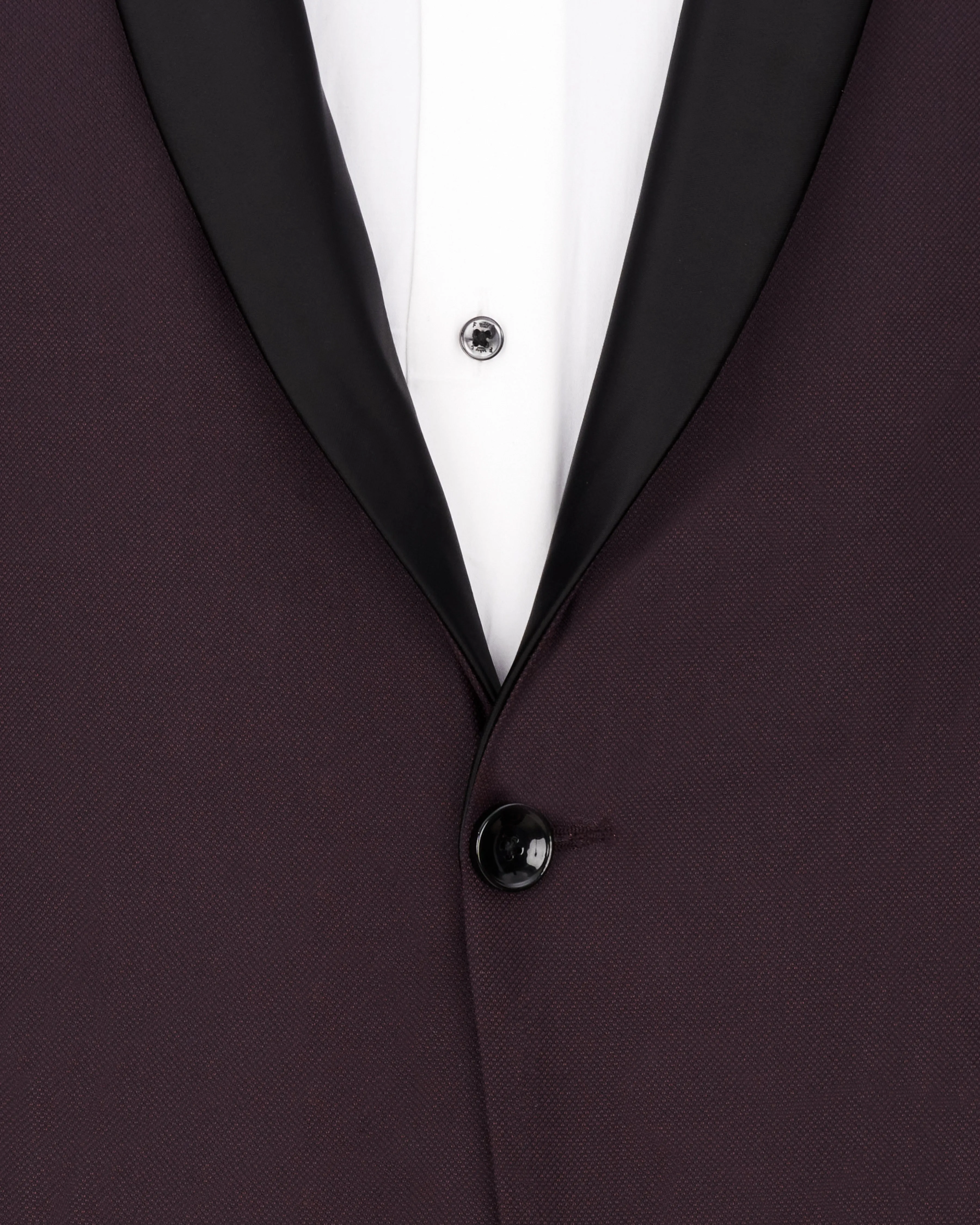 Aubergine Maroon Tuxedo Suit