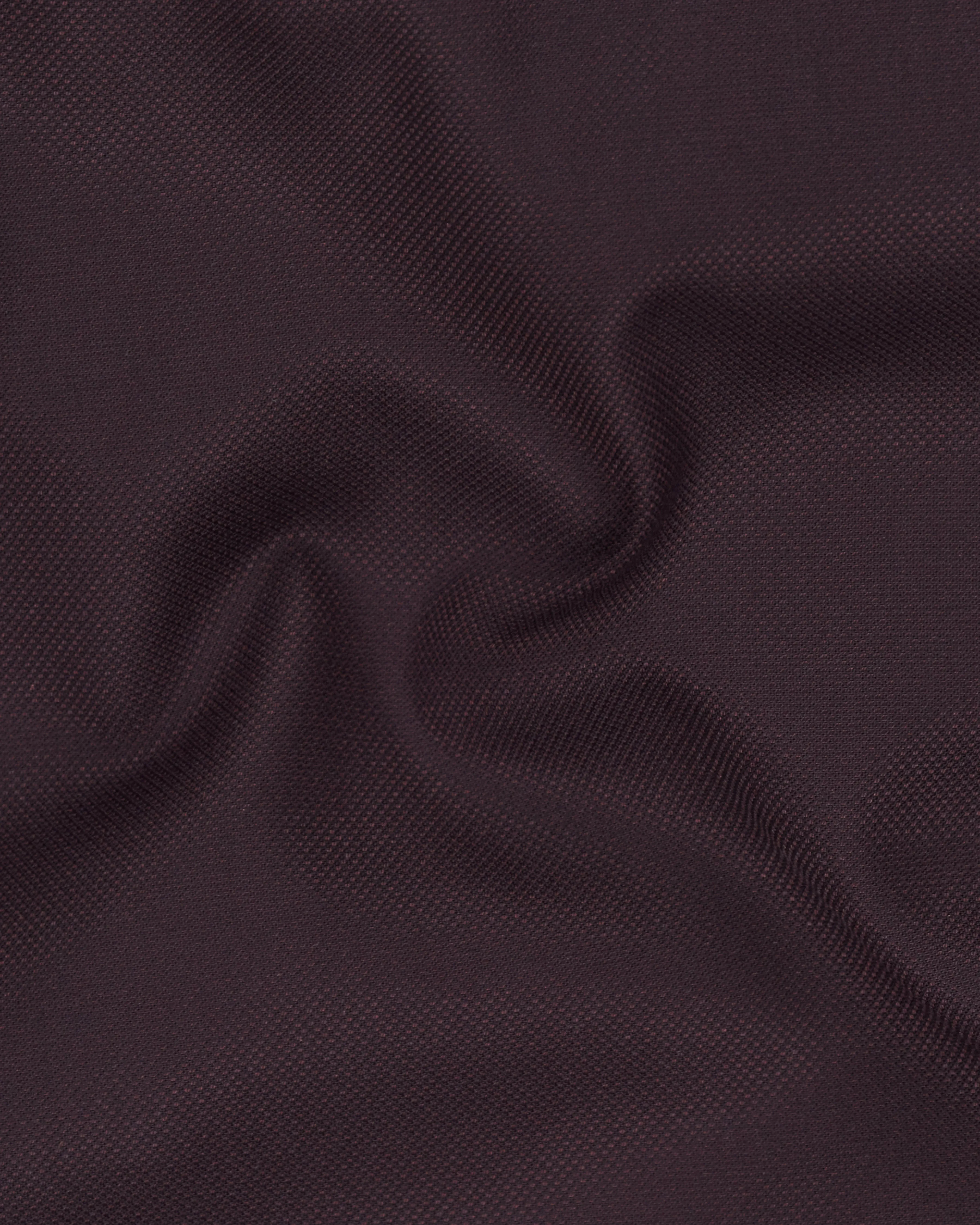 Aubergine Maroon Tuxedo Suit