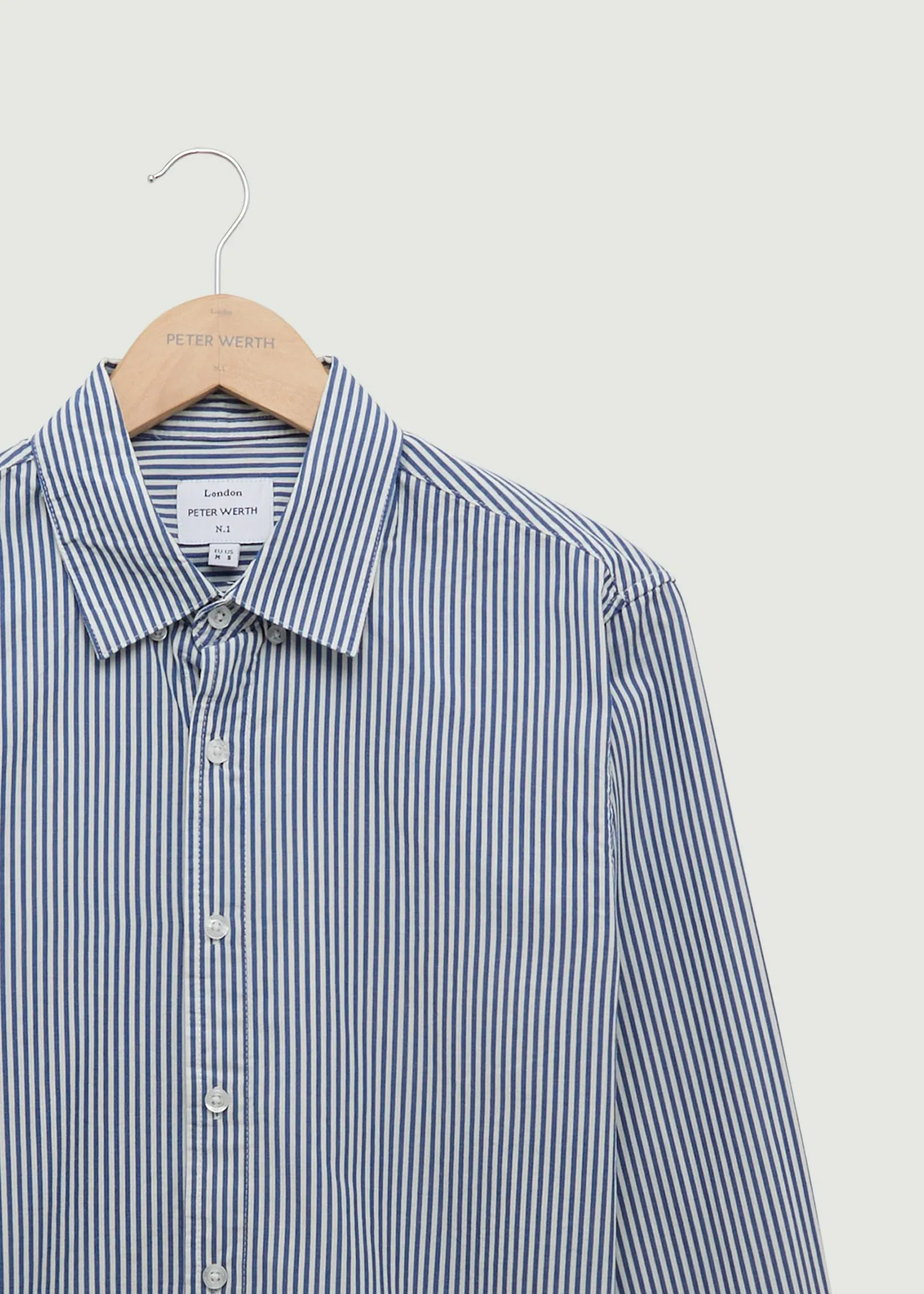 Beasley LS Shirt - Navy/White