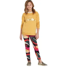 Billabong Leg Up Tie-Dye Legging Youth Girls Pants (Brand New)