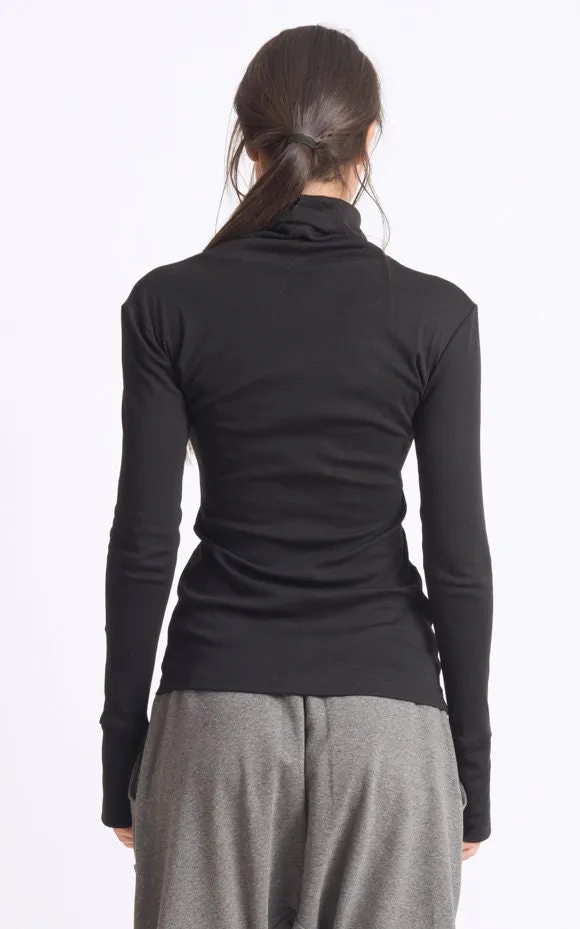 Black Long Sleeve Top