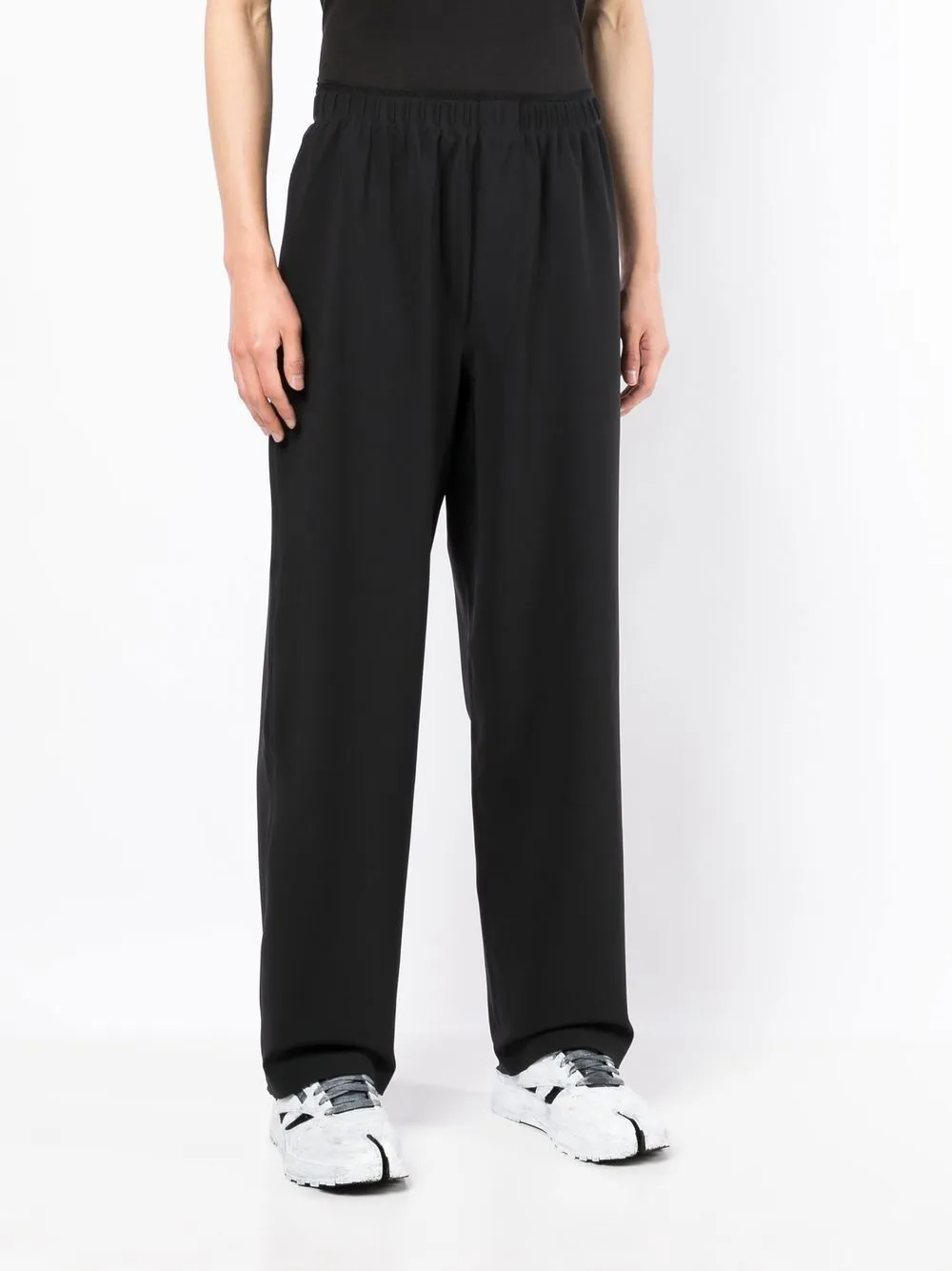 Bonded Straight-Leg Trousers