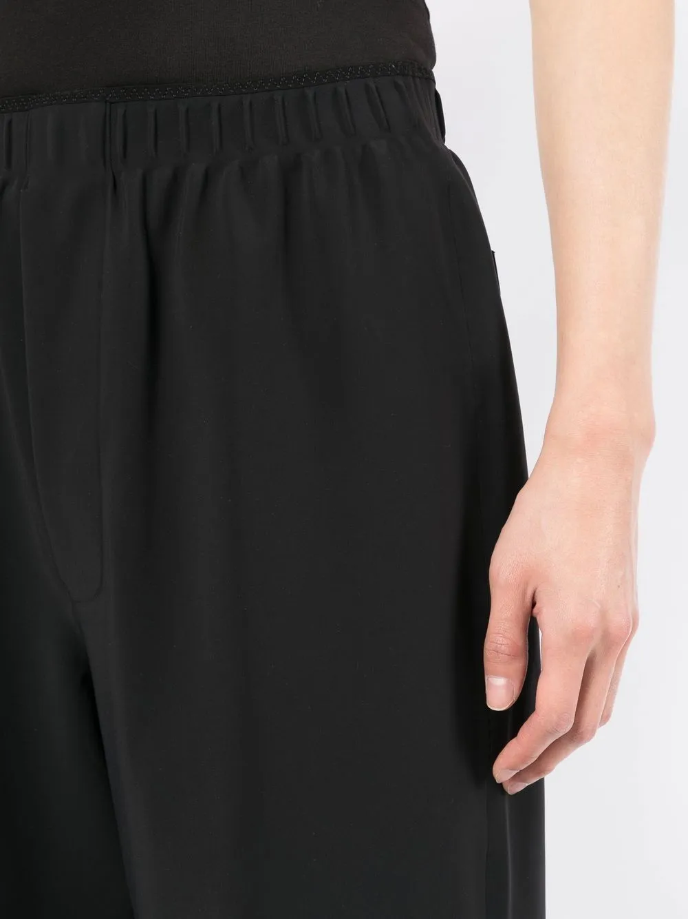 Bonded Straight-Leg Trousers