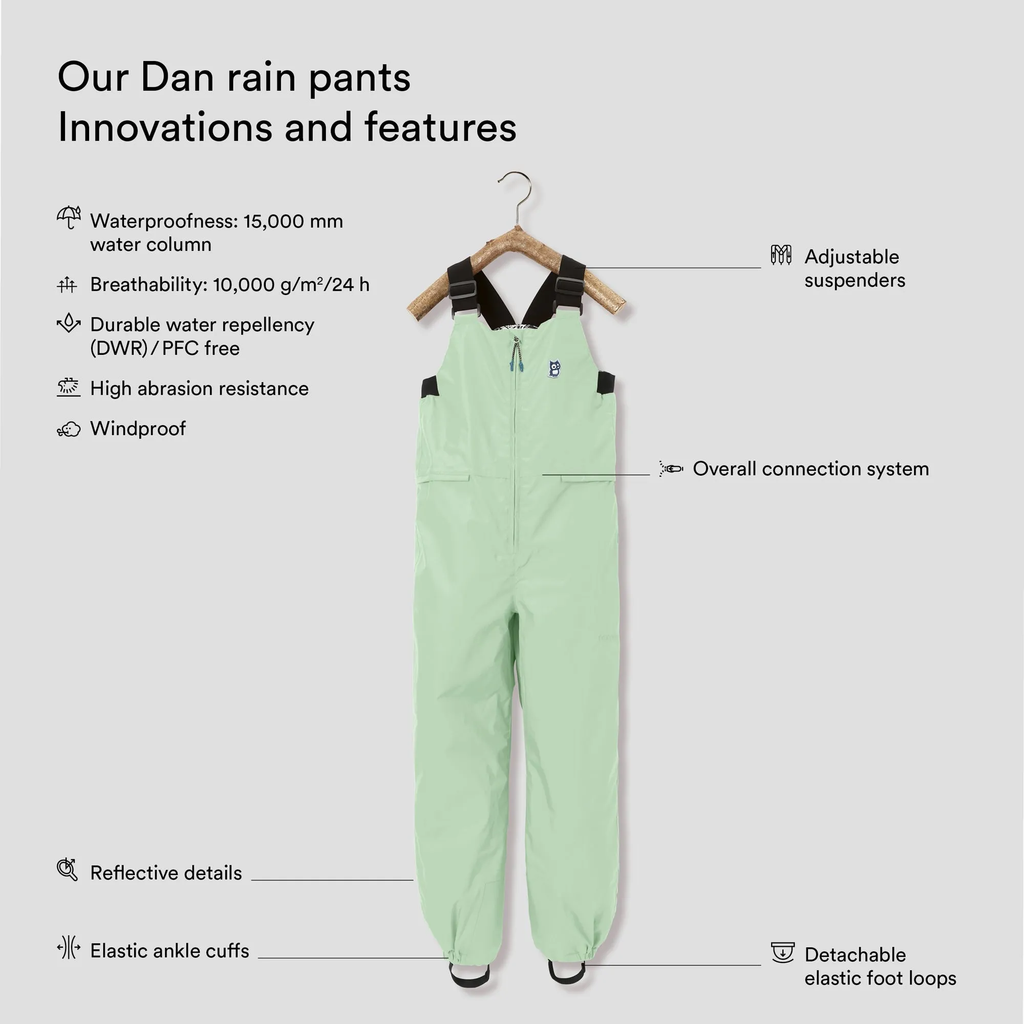 Dan rain pants