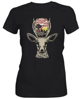 Deer Nature Ladies T-Shirt