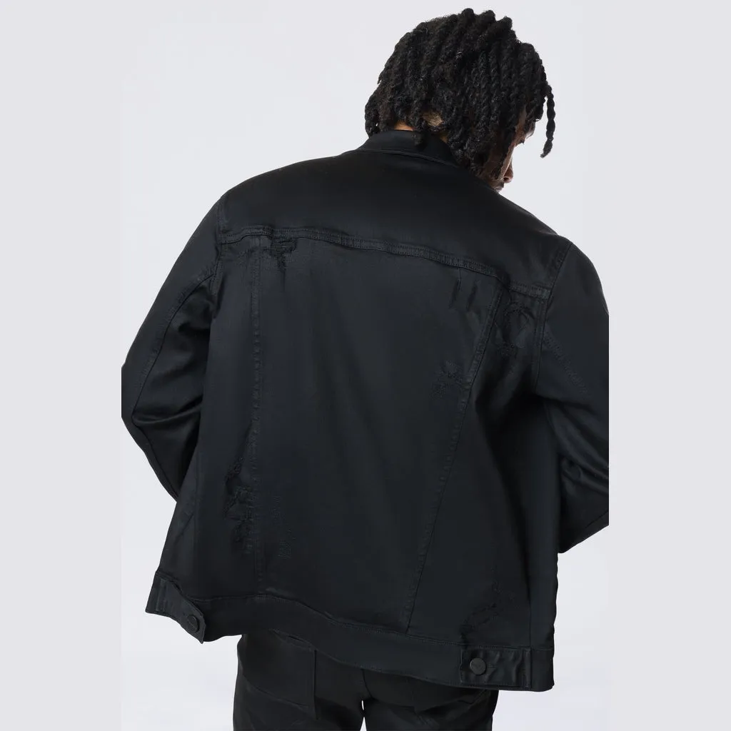 Denim Jacket - Jet Black