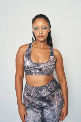 Forest Camo Yoga/Swim Racerback Bra