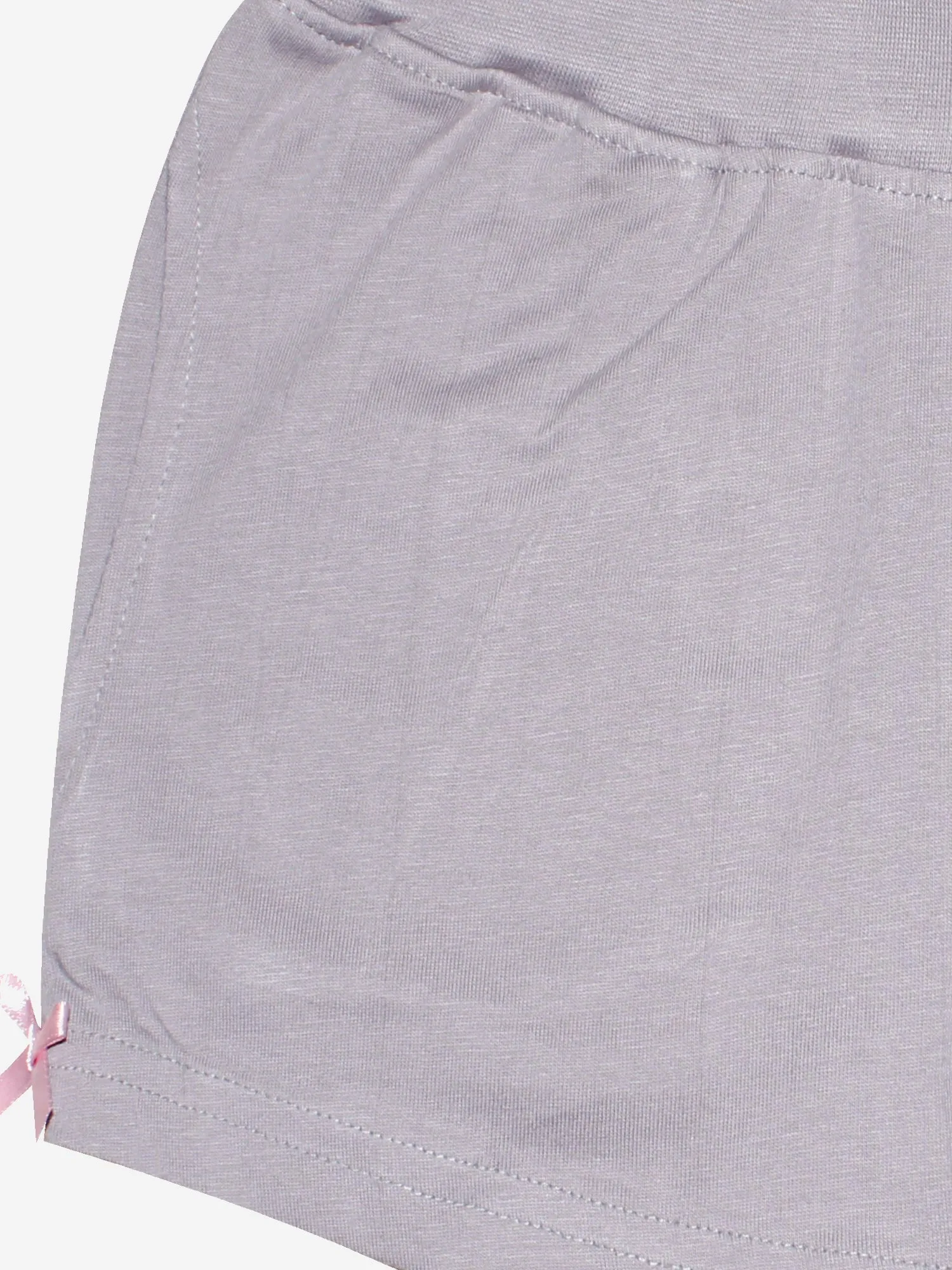 Girls Knit Hot Shorts With Back Pocket