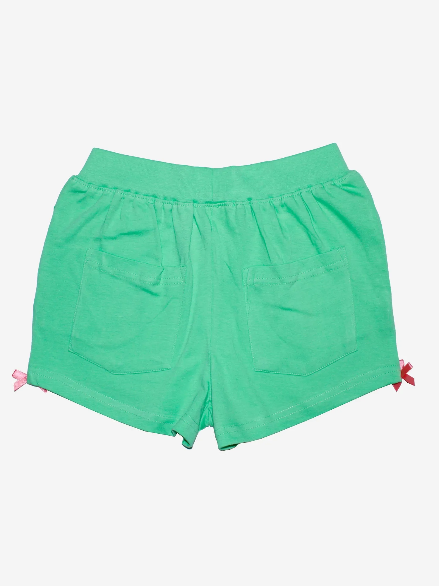 Girls Knit Hot Shorts With Back Pocket