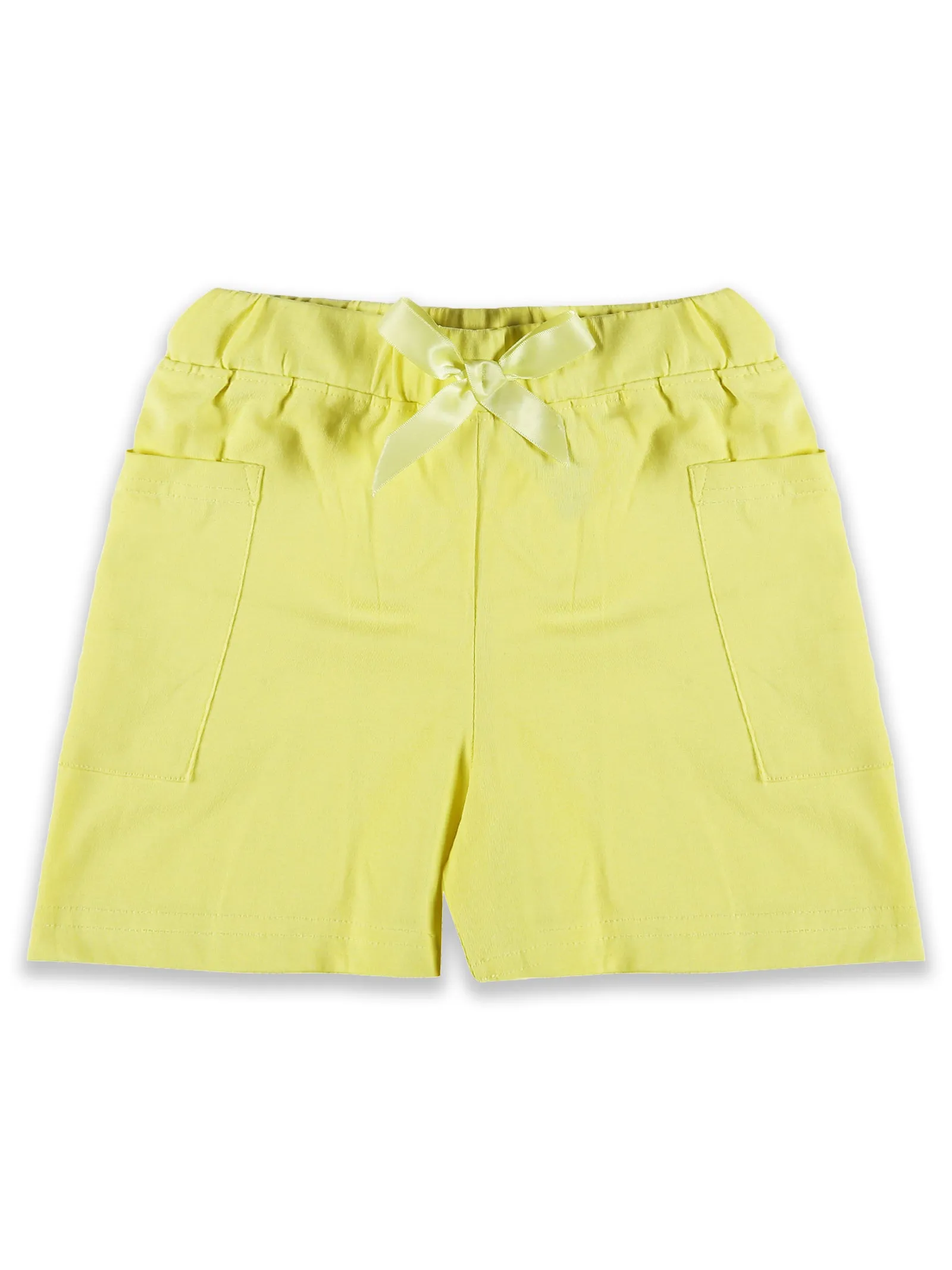 Girls Patch Pocket Hot Shorts