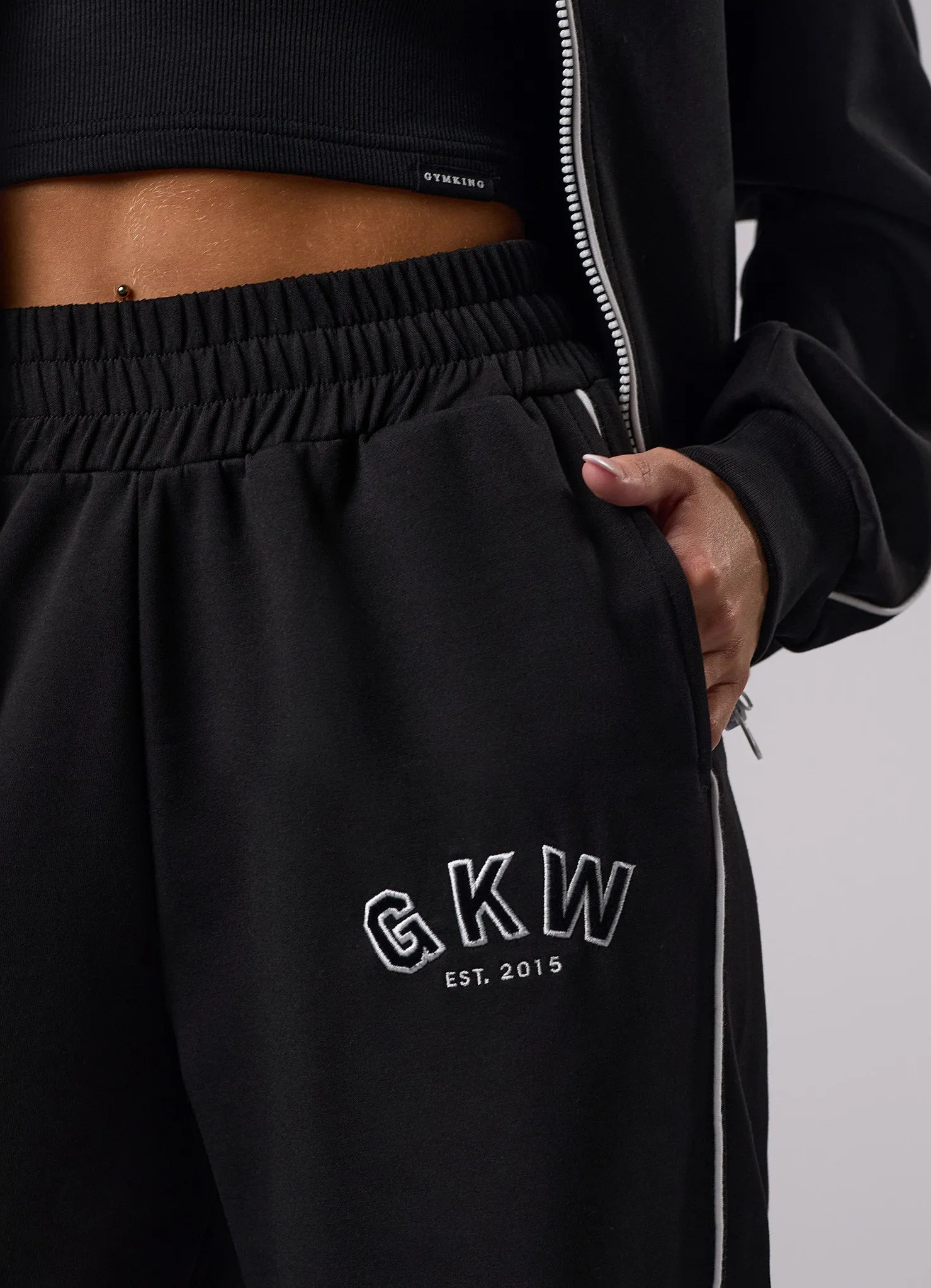 GKW Sports Luxe Track Pants - Black