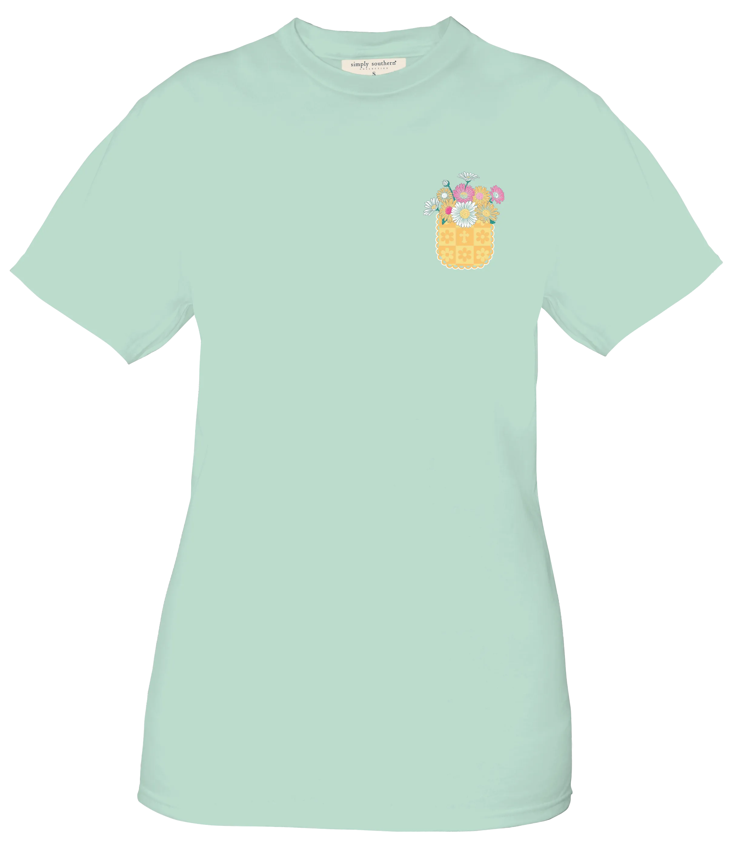 'God Is Good' Daisy Short Sleeve Tee by Simply Southern