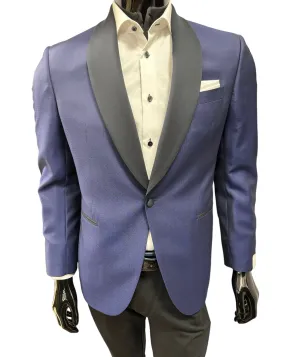 Jack Victor Shawl Collar Dinner Jacket in Blue