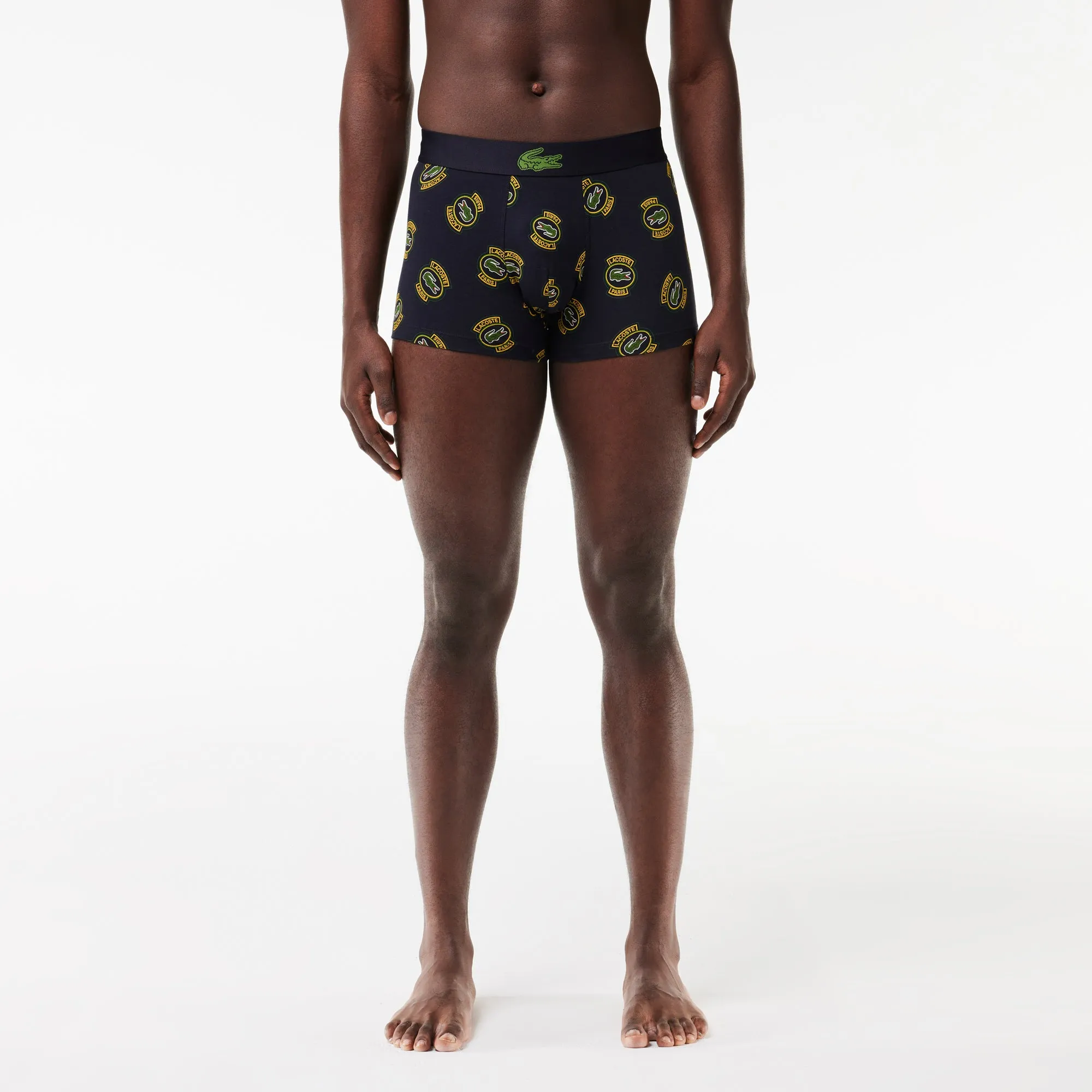 Lacoste Stretch Jersey Print Trunks