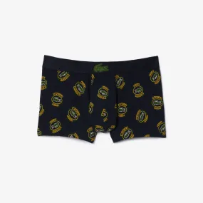 Lacoste Stretch Jersey Print Trunks