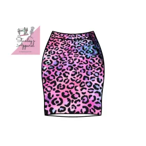 Leopard Adult pencil skirt