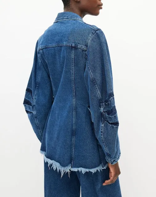 Marques Almeida Denim Cargo Jacket - Small