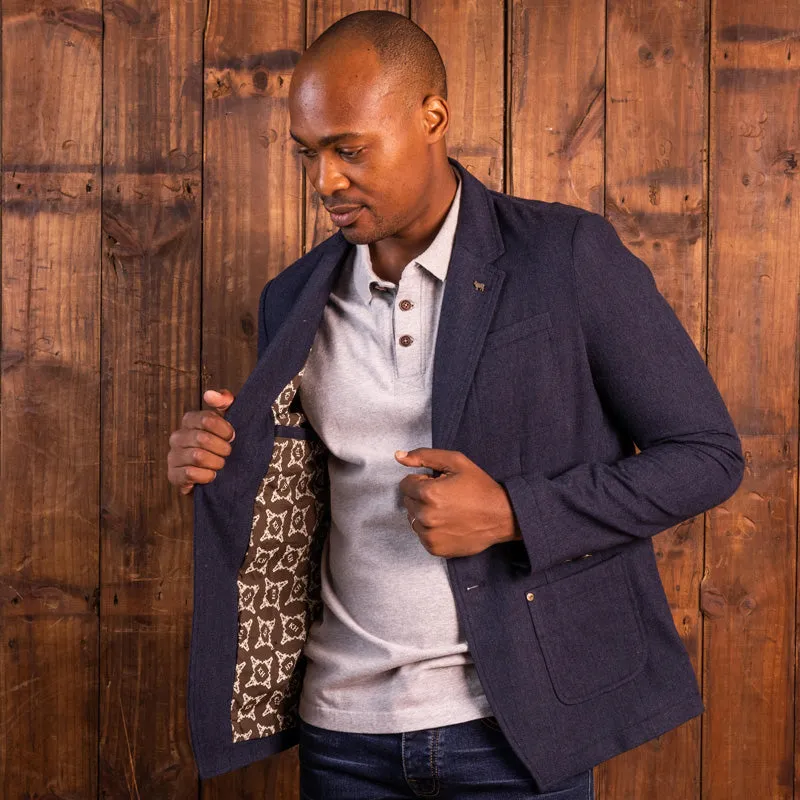 Midlands Tweed Blazer Midnight