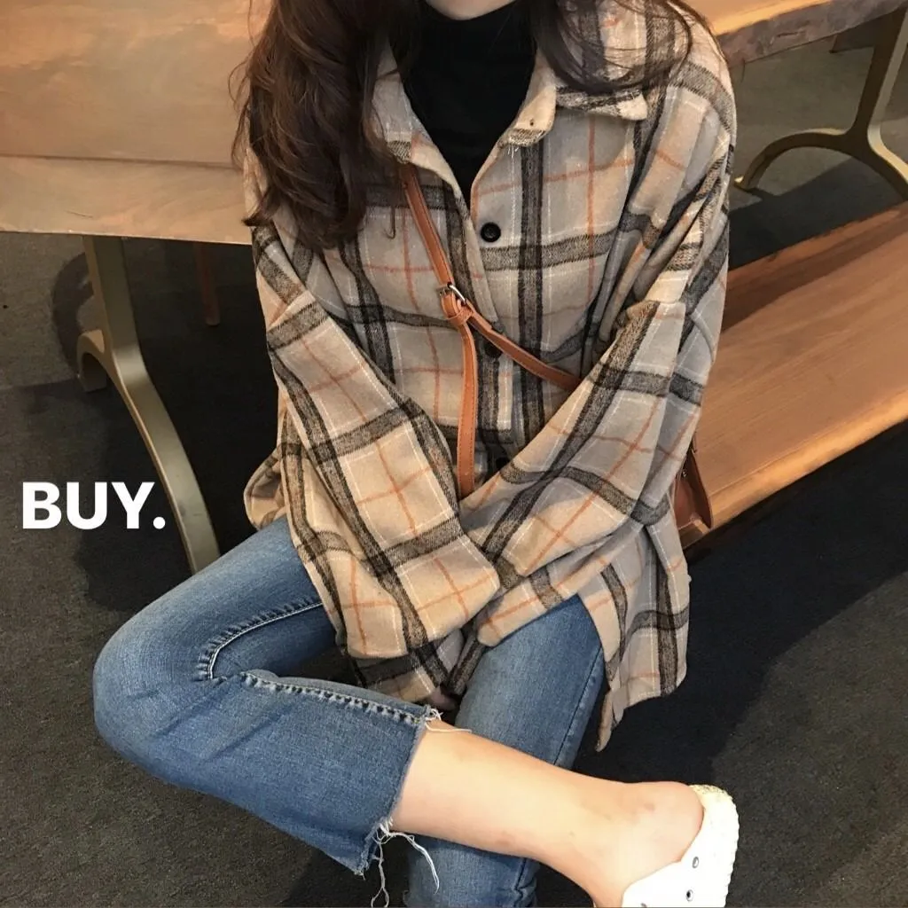 Plaid Tie Dye Color Block Checkered Flannel Shirts