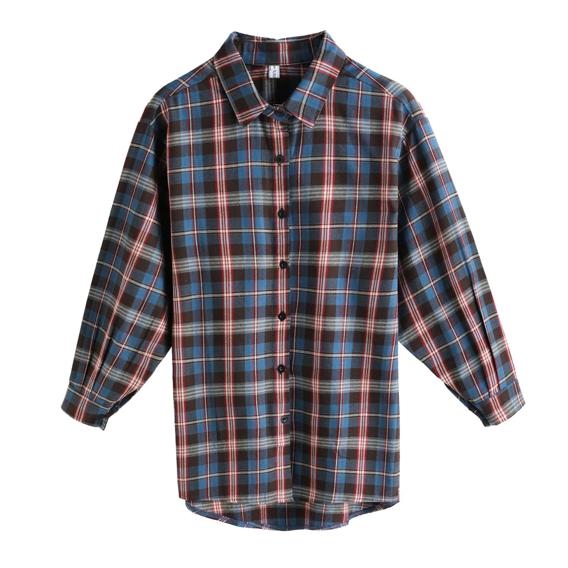 Plaid Tie Dye Color Block Checkered Flannel Shirts