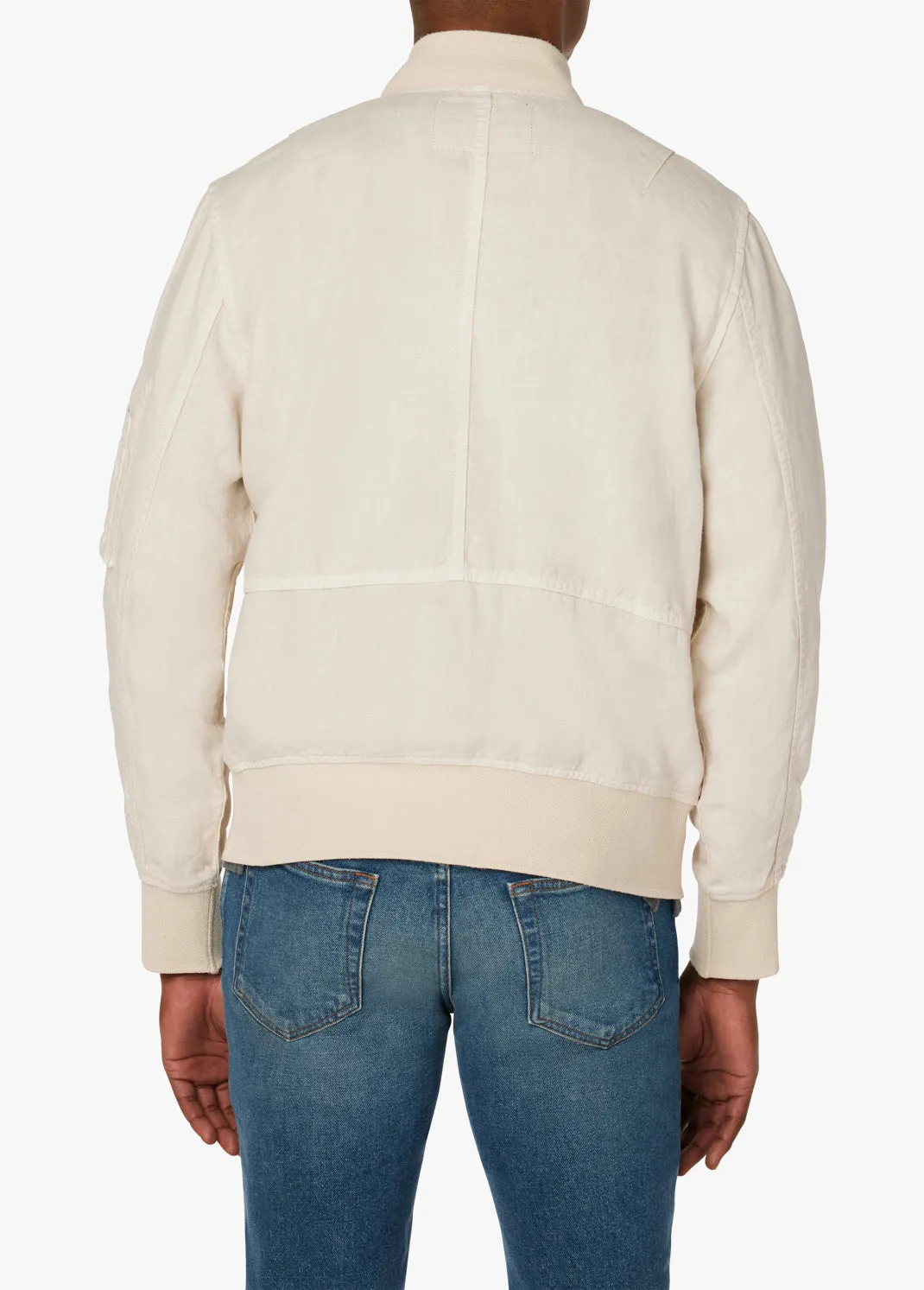 RAY LINEN BOMBER