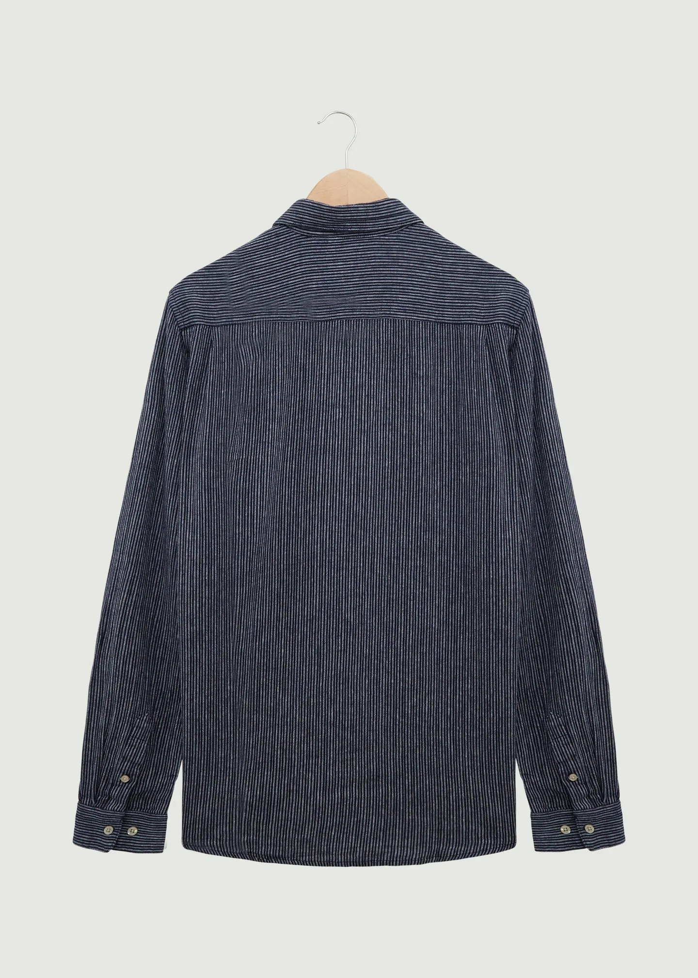 Raymont LS Shirt - Dark Navy/White