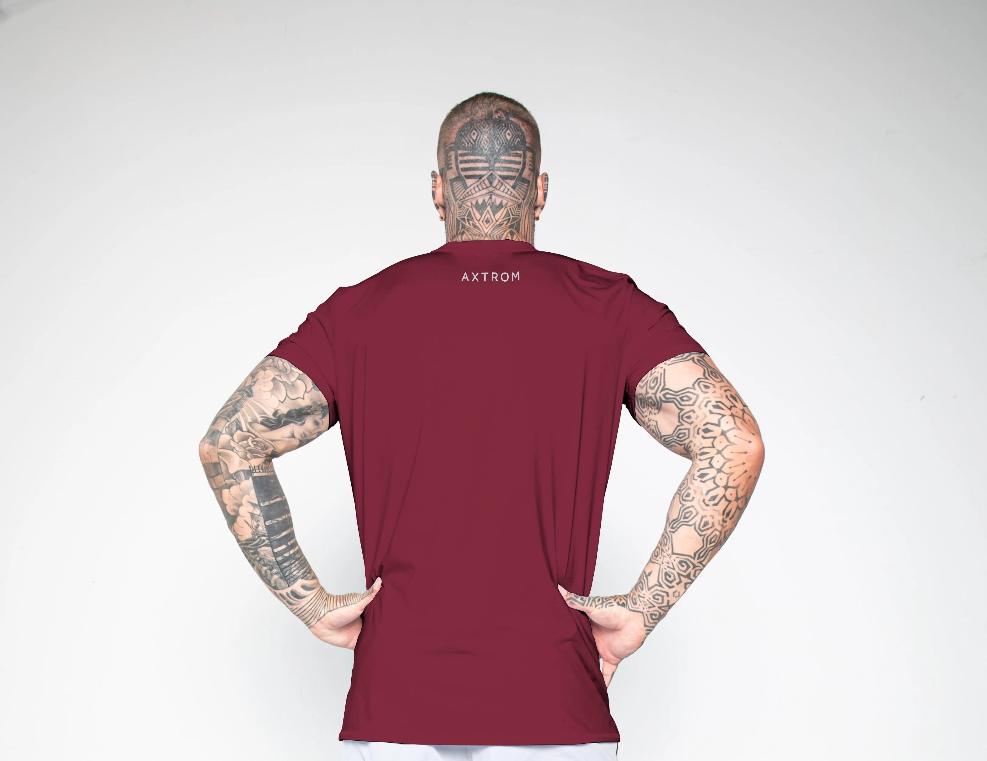 Sports T-Shirt (Burgundy)